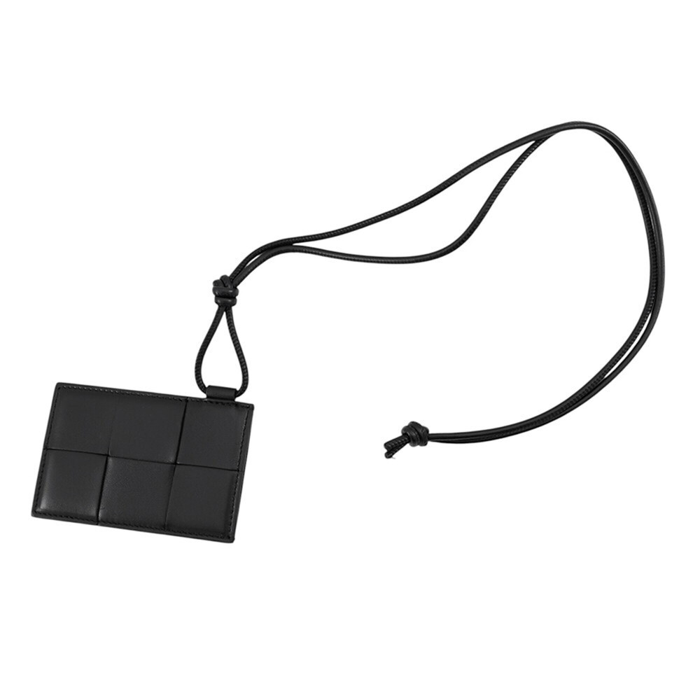 Bottega Veneta business card holder/card case, Cassette badge holder, lambski...